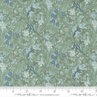 Morris Meadow by Barbara Brackman - Leicester - No. 8374 16 (Aquamarine) - Moda Fabrics