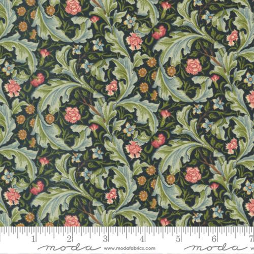 Morris Meadow by Barbara Brackman - Leicester - No. 8374 21 (Damask Black) - Moda Fabrics