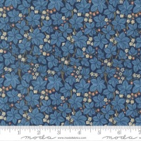 Morris Meadow by Barbara Brackman - Bramble - No. 8375 14 (Woad) - Moda Fabrics