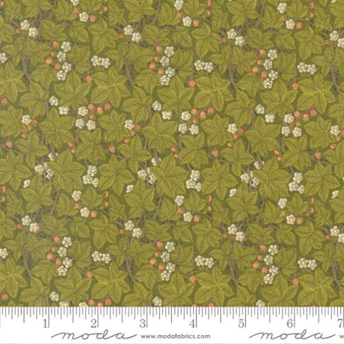 Morris Meadow by Barbara Brackman - Bramble - No. 8375 20 (Fennel Green) - Moda Fabrics