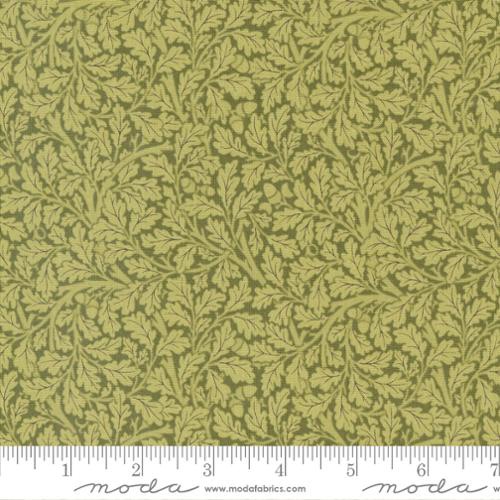 Morris Meadow by Barbara Brackman - Acorn - No. 8376 20 (Fennel Green) - Moda Fabrics