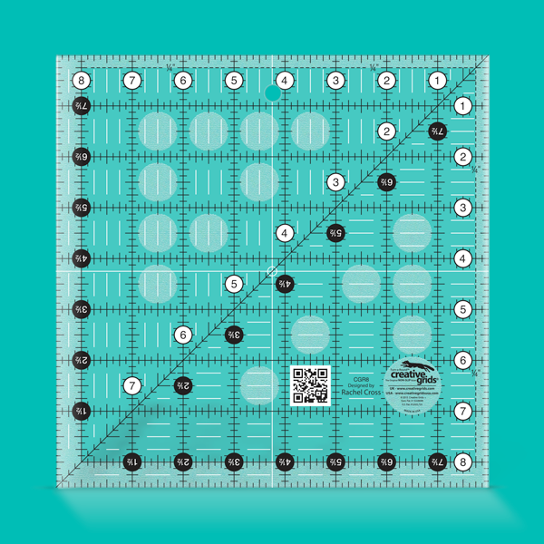 Patchwork Ruler - 8 ½" x 8 ½" - CGR8 - Creative Grids