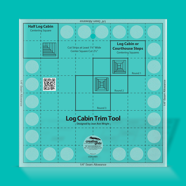 Log Cabin Trim Tool - 8" - CGRJAW1 - Creative Grids