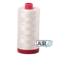 Aurifil Cotton 12wt - 2026 Chalk - 325 metres