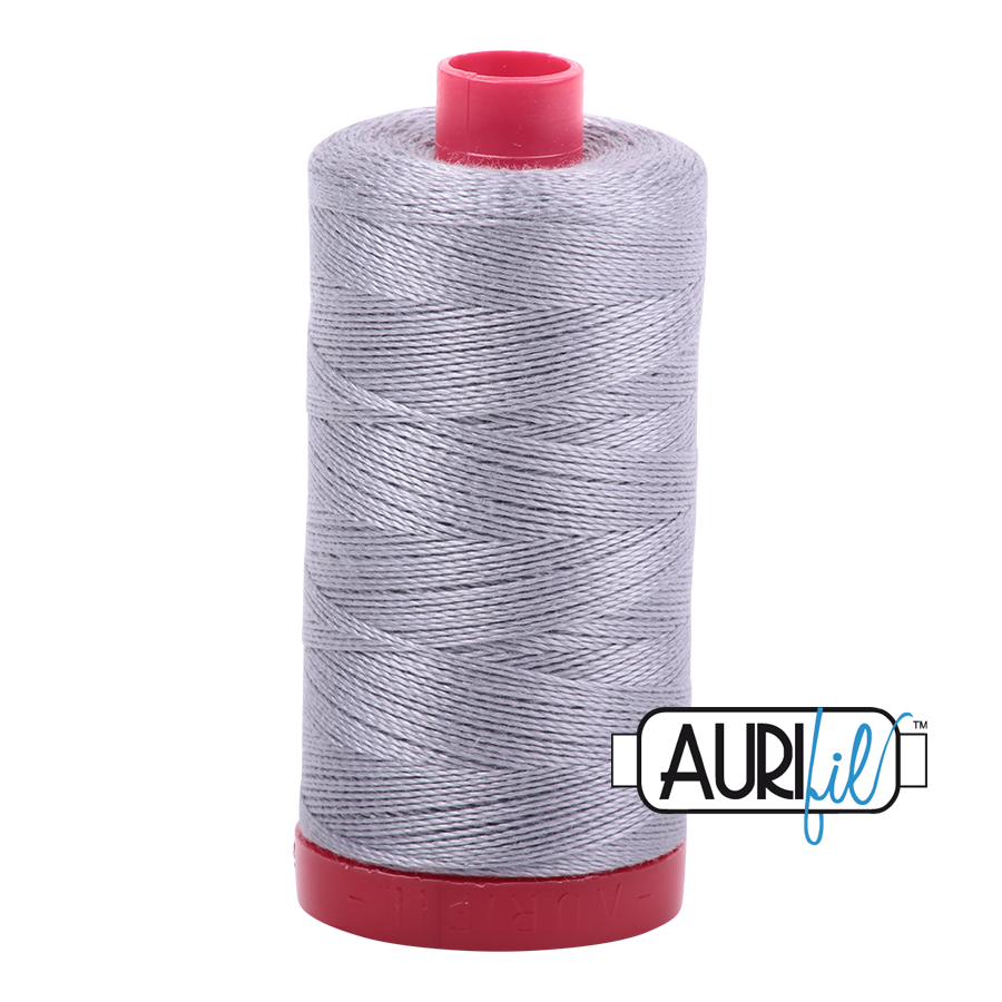 Aurifil Cotton 12wt - 2605 Grey - 325 metres