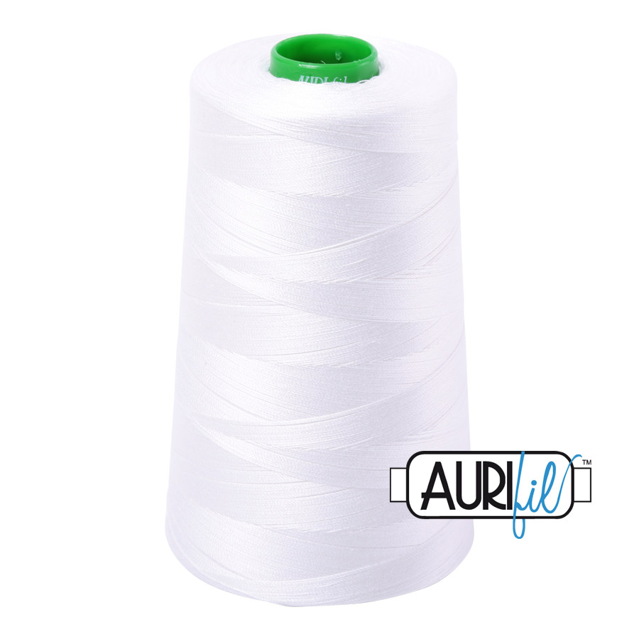 Aurifil Cotton 40wt - 2021 Natural White - 4700 metres *CURRENTLY OUT OF STOCK*