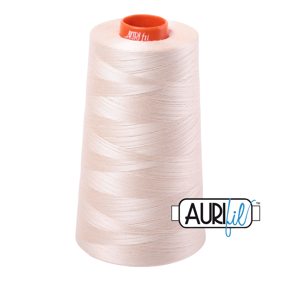 Aurifil Cotton 50wt - 2000 Light Sand - 5900 metres *CURRENTLY OUT OF STOCK*