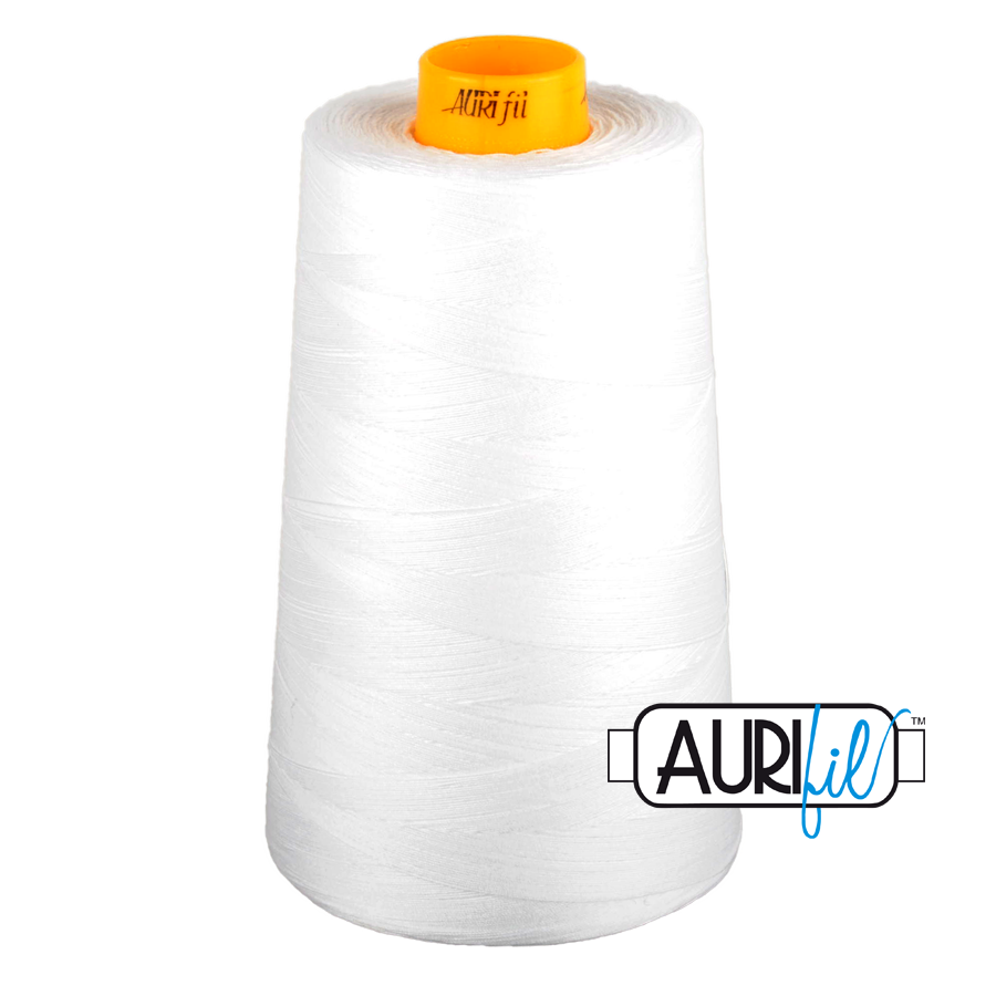 Aurifil Cotton Forty3 - 2024 White - 3000 metres