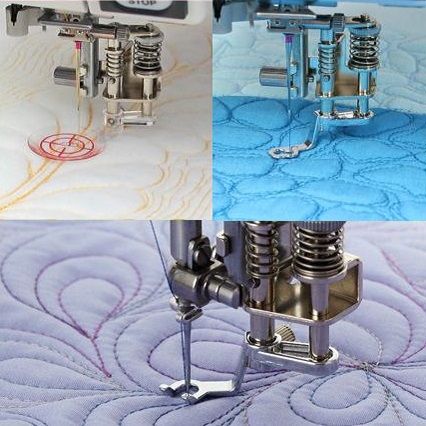 Janome Convertible Free Motion Quilting Foot Set - Category D