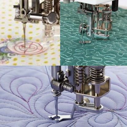 Janome Convertible Free Motion Quilting Foot Set - Category C