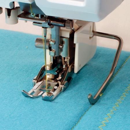 Janome Even Feed / Walking Foot  - standard closed toe with quilting guide - Category C