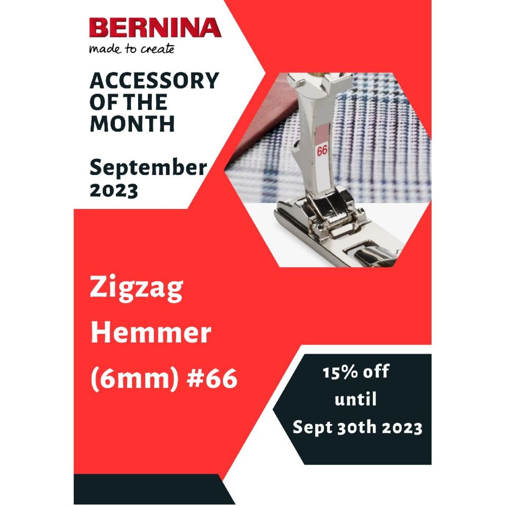 Bernina Zigzag Hemmer Foot 66 Exeter Sewing Machine Company Ltd