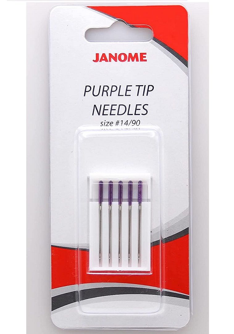 <!--030-->Janome Purple Tip Needles - Size 90/14 - Pack of 5