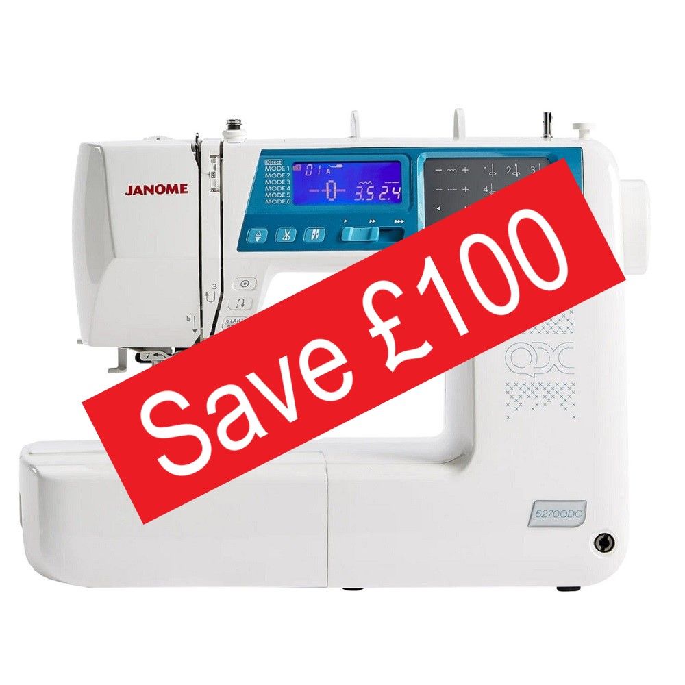 Janome 5270QDC - save £100 (usual price £849)