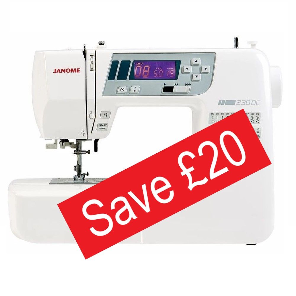 Janome 230DC - save £20 (usual price £439)