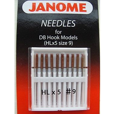 Janome HL Needles for DB Hook Models (MC1600P Series & HD9 Only) - Size 9 - Pack of 10
