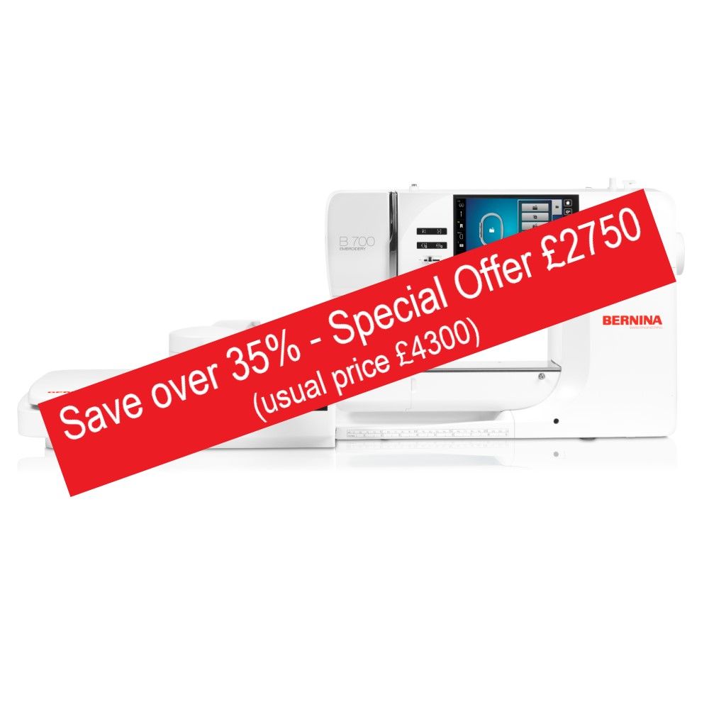 Bernina 700e - save over 35% (usual price £4300)