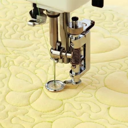 <!--010-->Janome Embroidery / Darning Foot  with Needleplate (heavy duty) -