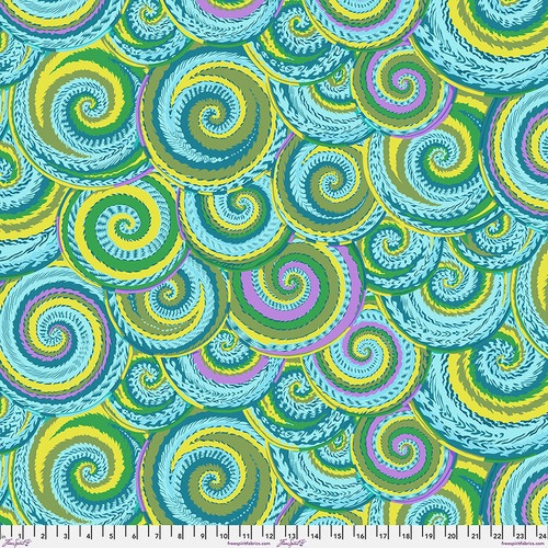 *COMING SOON - NOT YET AVAILABLE TO PURCHASE* - Curly Baskets - Green - PWPJ066.GREEN - Kaffe Fassett Collective