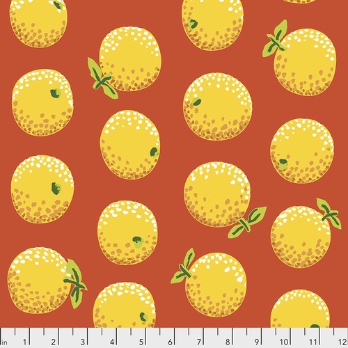 Oranges - Yellow - PWGP177.YELLOW - Kaffe Fassett Collective - Last Piece - 1.10m length