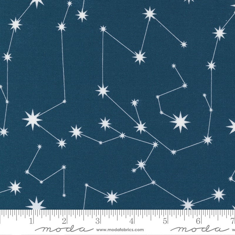 Last Fat Quarter - Moda - Nocturnal - Constellation - No. 48333 17 (Lake)
