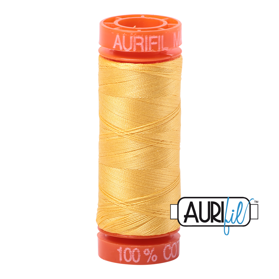 Aurifil Cotton 50wt - 1135 Pale Yellow - 200 metres