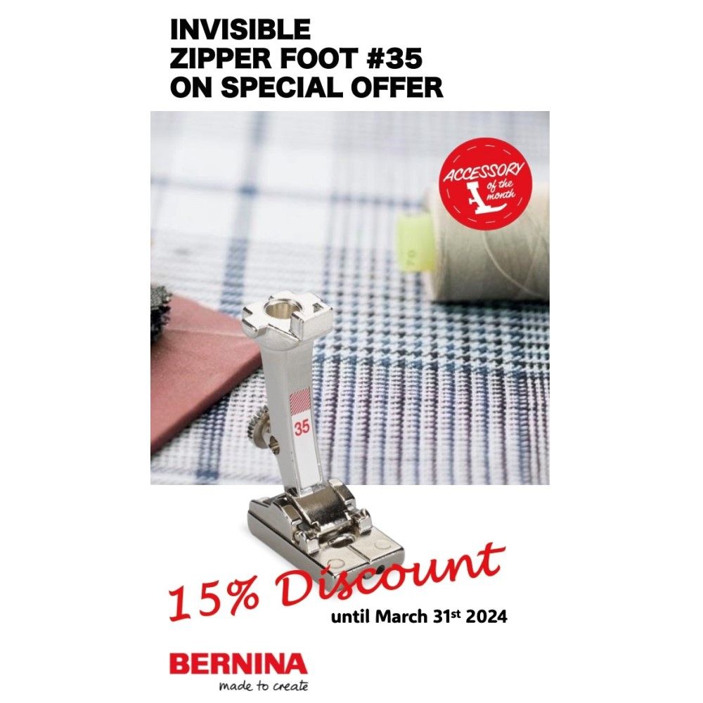 #35 Bernina Invisible Zipper Foot