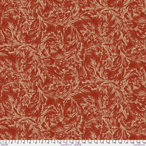 *COMING SOON - NOT YET AVAILABLE TO PURCHASE* - Morris & Co - Cotswolds Holiday - Acanthus Scroll (Red) - PWWM064.RED - Free Spirit