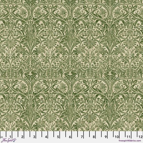 *COMING SOON - NOT YET AVAILABLE TO PURCHASE* - Morris & Co - Cotswolds Holiday - Medium Bluebell (Green) - PWWM093.GREEN - Free Spirit