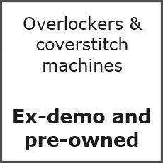<!-05->Overlockers (secondhand / pre-owned)