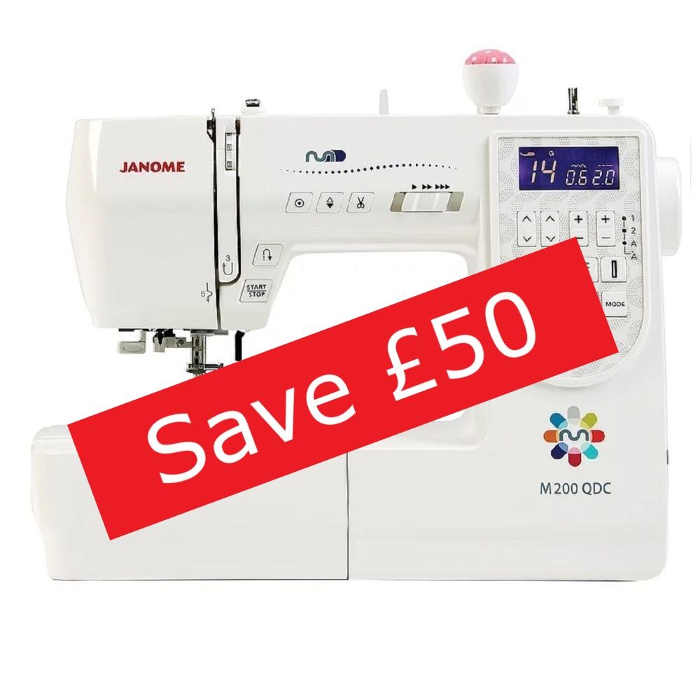 Janome M200 QDC - save £50 (usual price £749)