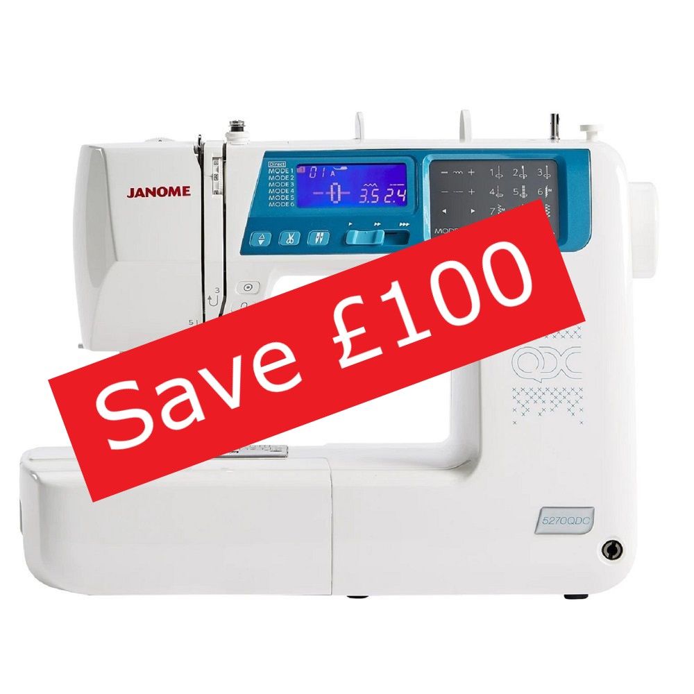 Janome 5270QDC - save £100 (usual price £849)