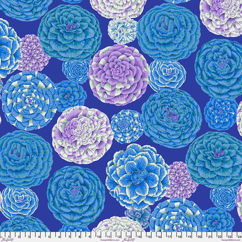 *COMING SOON - NOT YET AVAILABLE TO PURCHASE* - Japonica - Blue - PWPJ130.BLUE - Kaffe Fassett Collective