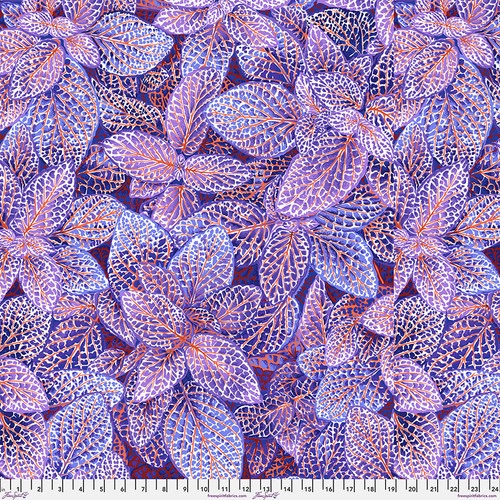 *COMING SOON - NOT YET AVAILABLE TO PURCHASE* - Fittonia - Blue - PWPJ129.BLUE - Kaffe Fassett Collective