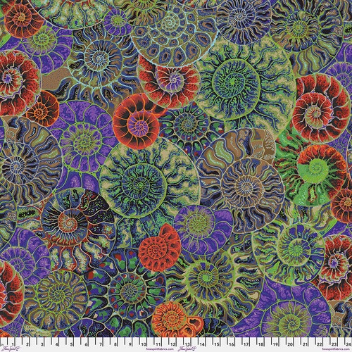 *COMING SOON - NOT YET AVAILABLE TO PURCHASE* - Ammonites - Dark - PWPJ128.DARK - Kaffe Fassett Collective