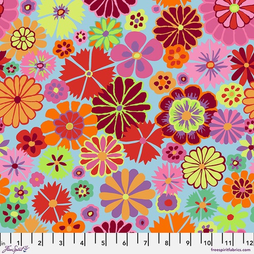 *COMING SOON - NOT YET AVAILABLE TO PURCHASE* - Folk Flower - Pink - PWGP204.PINK - Kaffe Fassett Collective