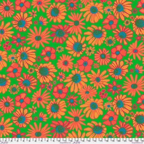 *COMING SOON - NOT YET AVAILABLE TO PURCHASE* - Bloomers - Green - PWBM093.GREEN - Kaffe Fassett Collective