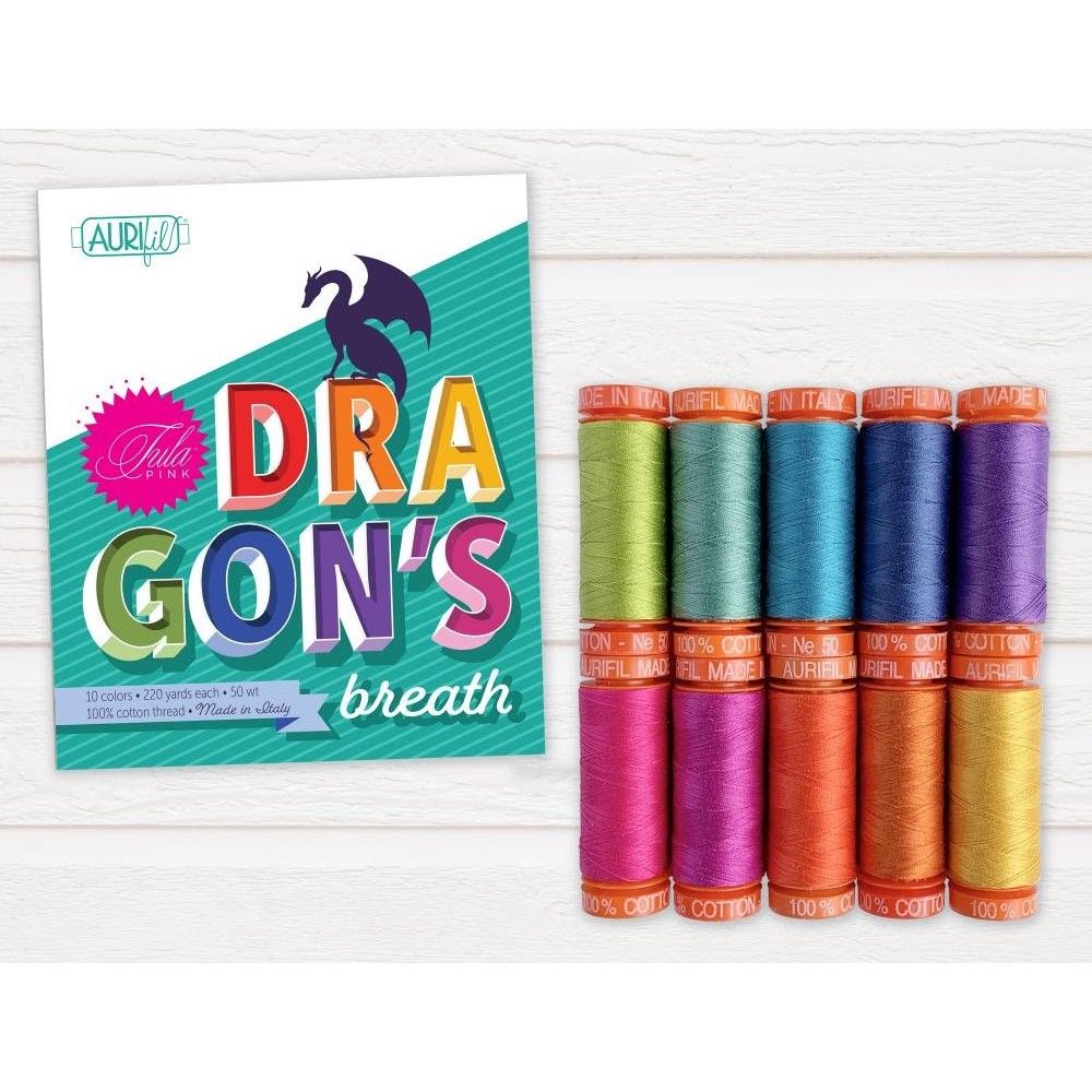 Dragon's Breath by Tula Pink - Aurifil Cotton 50wt
