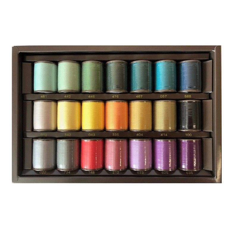 Brother Thread Set - Country Yarn Embroidery 300m x 21