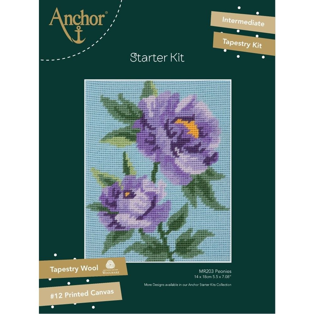 <!--010-->Tapestry Kit - Peonies - Anchor MR203