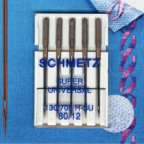 <!--010-->Super Universal Needles - Size 80/12 - Pack of 5 - Schmetz