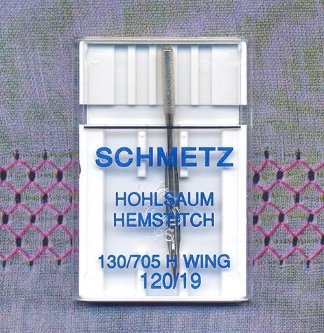 <!--005-->Hemstitch/Wing Needle - Size 120/19 - Schmetz