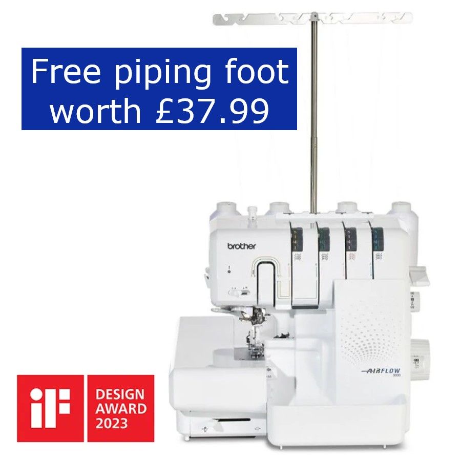 Brother Airflow 3000 Overlocker - free piping foot (usual price £37.99)
