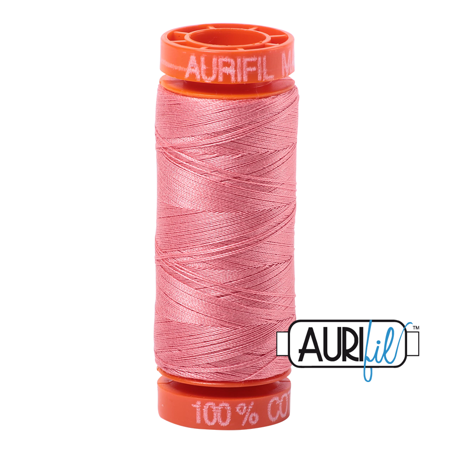 Aurifil Cotton 50wt - 2435 Peachy Pink - 200 metres