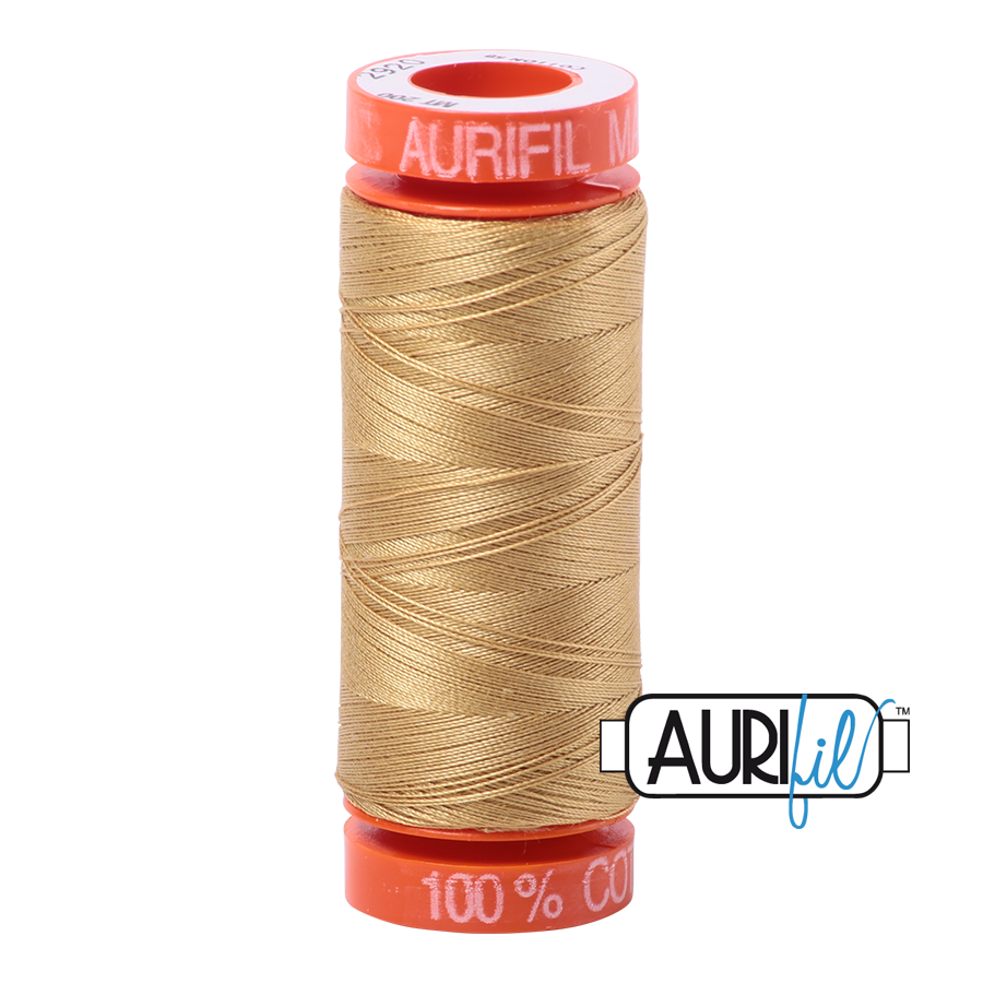 Aurifil Cotton 50wt - 2920 Light Brass - 200 metres