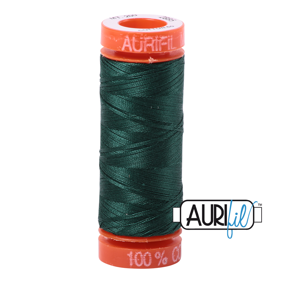 Aurifil Cotton 50wt - 2885 Medium Spruce - 200 metres