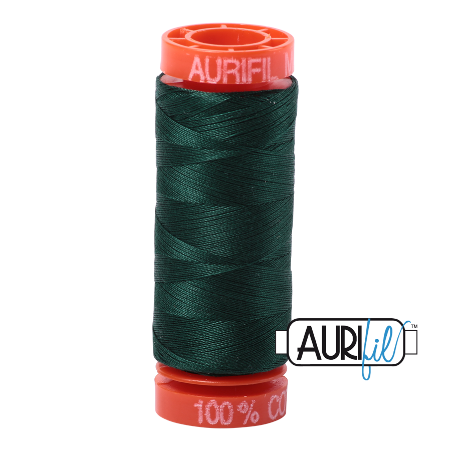 Aurifil Cotton 50wt - 4026 Forest Green - 200 metres