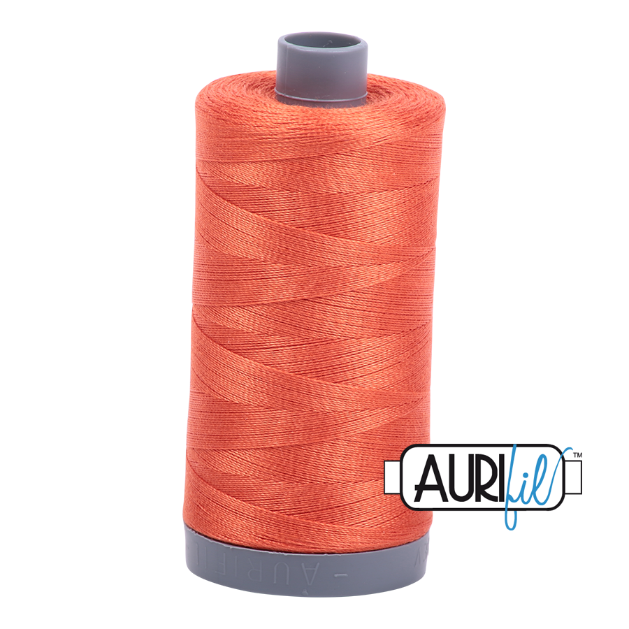 Aurifil Cotton 28wt - 1154 Dusty Orange - 750 metres