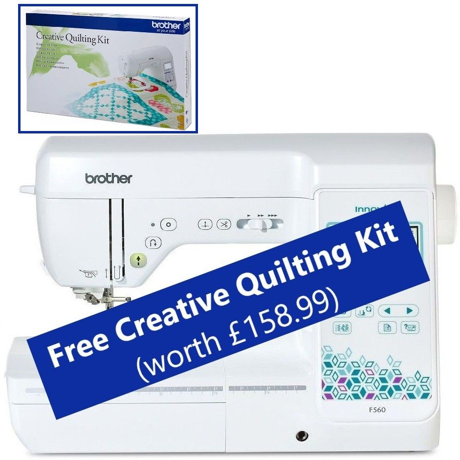 Brother Innov-is F560 - Free Creative Quilting kit worth £158.99