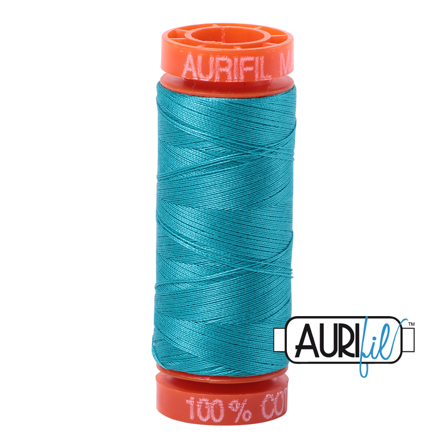 Aurifil Cotton 50wt - 2810 Turquoise - 200 metres